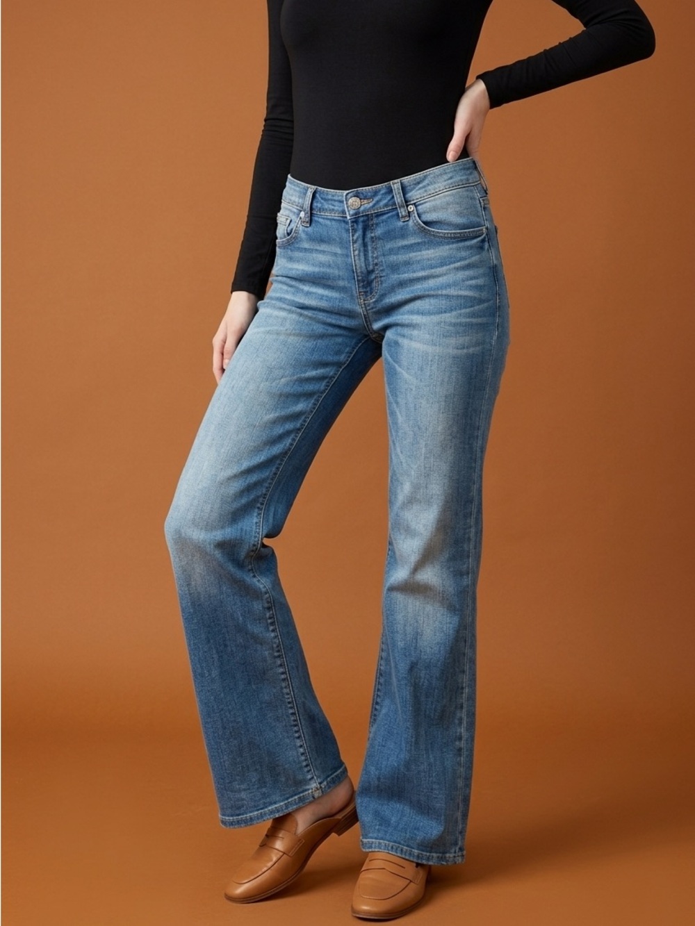 Rock & Republic Light Blue Flared Jeans